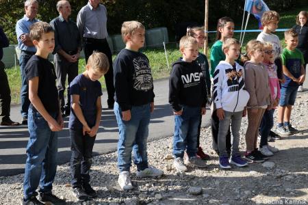 Odprtje odseka prenovljene ceste na motniško Belo (13)